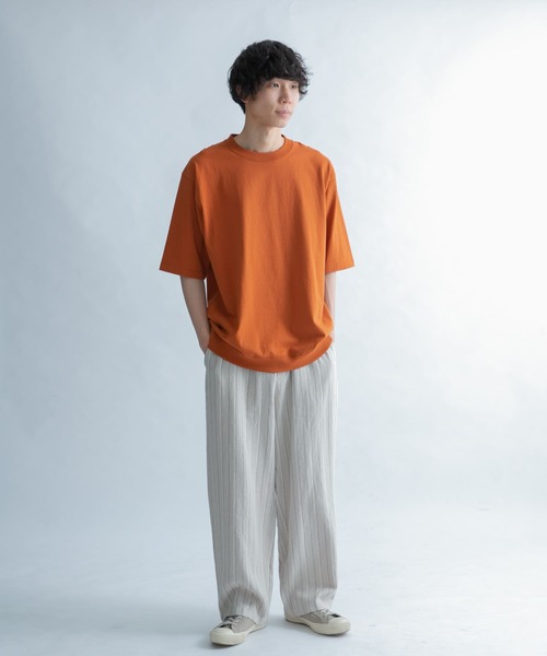 FORK&SPOON(フォークアンドスプーン)の「FORK&SPOON OE度詰天竺Tシャツ(Tシャツ/カットソー・メンズ・ブラウン/グリーン/ナチュラル・4/5)」の8枚目の写真