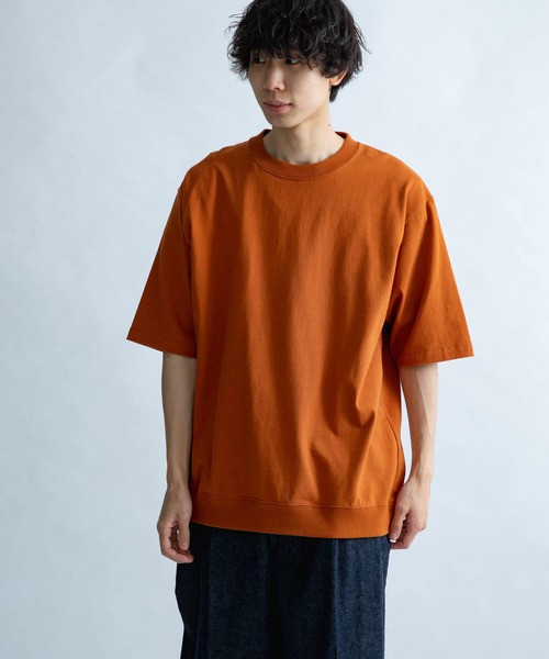 FORK&SPOON(フォークアンドスプーン)の「FORK&SPOON OE度詰天竺Tシャツ(Tシャツ/カットソー・メンズ・ブラウン/グリーン/ナチュラル・4/5)」の9枚目の写真