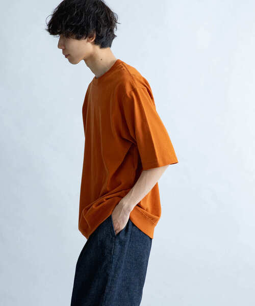 FORK&SPOON(フォークアンドスプーン)の「FORK&SPOON OE度詰天竺Tシャツ(Tシャツ/カットソー・メンズ・ブラウン/グリーン/ナチュラル・4/5)」の10枚目の写真