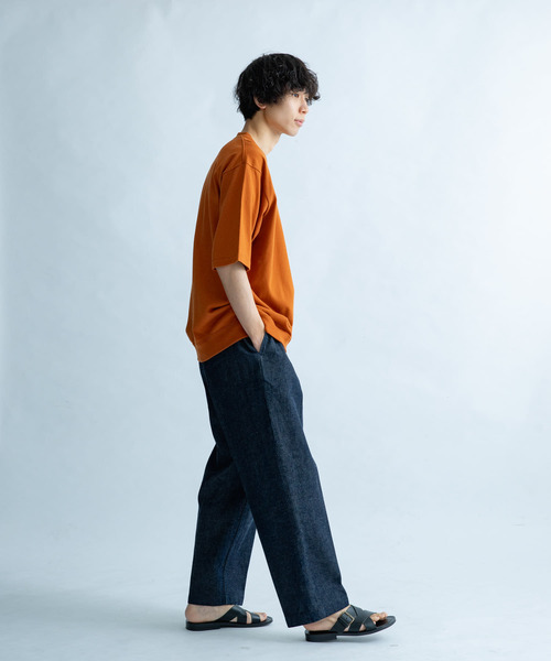 FORK&SPOON(フォークアンドスプーン)の「FORK&SPOON OE度詰天竺Tシャツ(Tシャツ/カットソー・メンズ・ブラウン/グリーン/ナチュラル・4/5)」の13枚目の写真