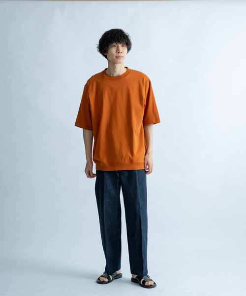 FORK&SPOON(フォークアンドスプーン)の「FORK&SPOON OE度詰天竺Tシャツ(Tシャツ/カットソー・メンズ・ブラウン/グリーン/ナチュラル・4/5)」の14枚目の写真