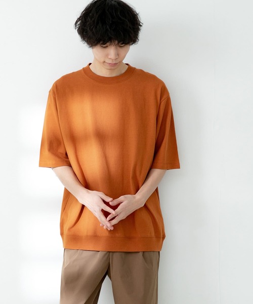 FORK&SPOON(フォークアンドスプーン)の「FORK&SPOON OE度詰天竺Tシャツ(Tシャツ/カットソー・メンズ・ブラウン/グリーン/ナチュラル・4/5)」の18枚目の写真