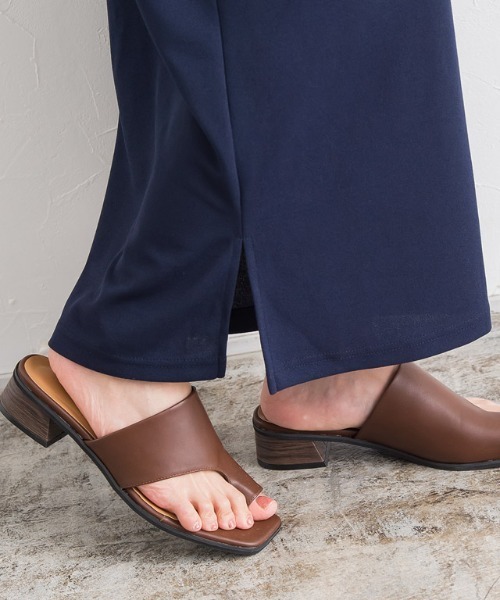 Pierrot（ピエロ）の「ペアスキンVネックオールインワン（サロペット/オーバーオール・レディース・ブラック/カーキ/ネイビー・M/L）」の12枚目の写真