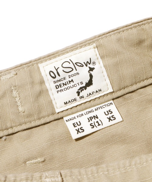 orSlow(オアスロウ)の「orSlow/オアスロウ VINTAGE FIT 6P CARGO PANTS ヴィンテージフィット6ポケットカーゴパンツ(カーゴパンツ・メンズ・ベージュ・2/1/3/4)」の4枚目の写真