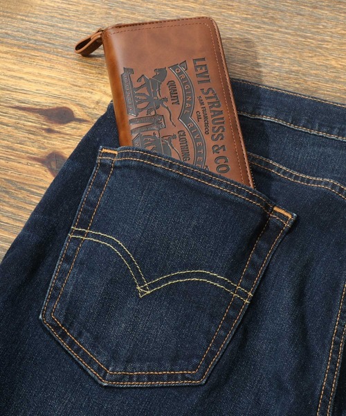 Levi's(リーバイス)の「Levi's/リーバイス TOW HORSE ラウンドファスナーロングウォレット 長財布(財布・メンズ・ブラック/ダークブラウン/ブラウン・FREE)」の7枚目の写真