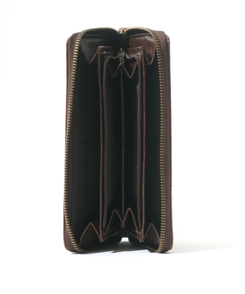 Levi's(リーバイス)の「Levi's/リーバイス TOW HORSE ラウンドファスナーロングウォレット 長財布(財布・メンズ・ブラック/ダークブラウン/ブラウン・FREE)」の11枚目の写真