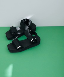 ADAM ET ROPE' | 厚底ベルクロスポサン(サンダル)