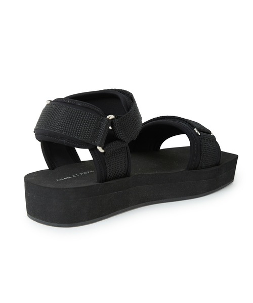 ADAM ET ROPE'(アダムエロペ)の「厚底ベルクロスポサン(サンダル・レディース・ブラック/ピンク/グレー・38/37/36)」の12枚目の写真