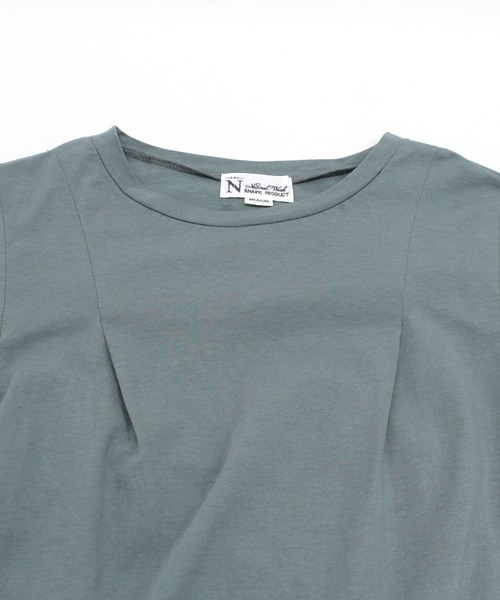 RNA-N(アールエヌエーエヌ)の「M1876 タックデザインプルオーバー(Tシャツ/カットソー・レディース・グリーン/スミクロ/ベージュ・MEDIUM)」の6枚目の写真