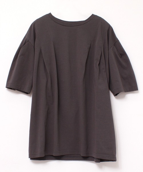 RNA-N(アールエヌエーエヌ)の「M1876 タックデザインプルオーバー(Tシャツ/カットソー・レディース・グリーン/スミクロ/ベージュ・MEDIUM)」の11枚目の写真