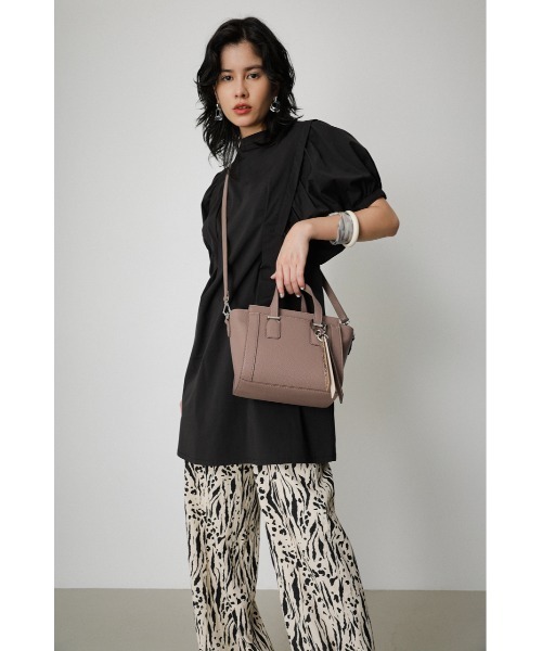 バッグチャームセット AZUL by moussy（アズールバイマウジー）の「CHARM SET TRAPEZOID BAG