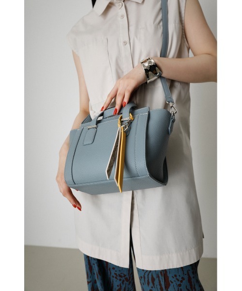 CHARM SET TRAPEZOID BAG/チャームセットトラぺゾイドバッグ