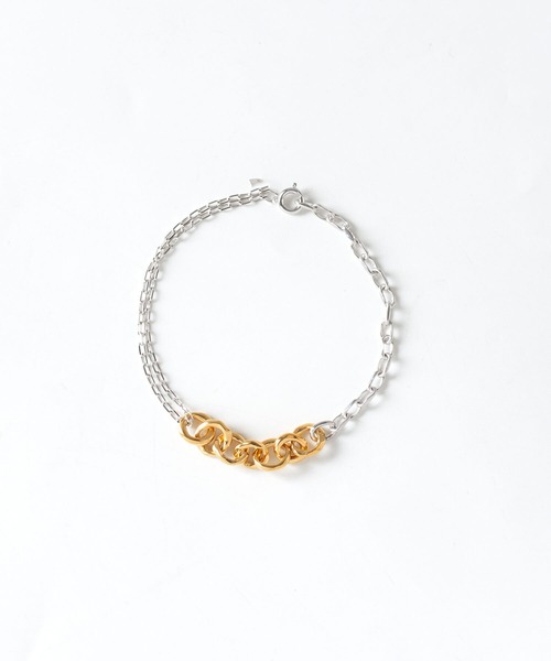 JUICY ROCK（ジューシーロック）の「CYCRO/GP(SV925)/SV925 3コンビチェーンブレスレット（ブレスレット・レディース・ゴールド・ONE SIZE）」の9枚目の写真