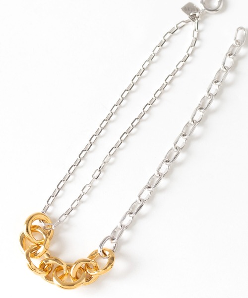 JUICY ROCK（ジューシーロック）の「CYCRO/GP(SV925)/SV925 3コンビチェーンブレスレット（ブレスレット・レディース・ゴールド・ONE SIZE）」の5枚目の写真