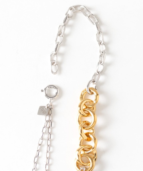 JUICY ROCK（ジューシーロック）の「CYCRO/GP(SV925)/SV925 3コンビチェーンブレスレット（ブレスレット・レディース・ゴールド・ONE SIZE）」の2枚目の写真