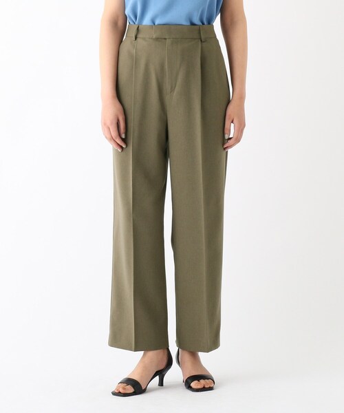 OPAQUE.CLIP（オペークドットクリップ）の「◆ドライトロピカル ストレートパンツ【WEB限定サイズ】（その他パンツ・レディース・ブラック/カーキ・42/38/36/40）」の3枚目の写真