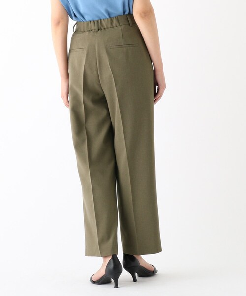 OPAQUE.CLIP（オペークドットクリップ）の「◆ドライトロピカル ストレートパンツ【WEB限定サイズ】（その他パンツ・レディース・ブラック/カーキ・42/38/36/40）」の5枚目の写真