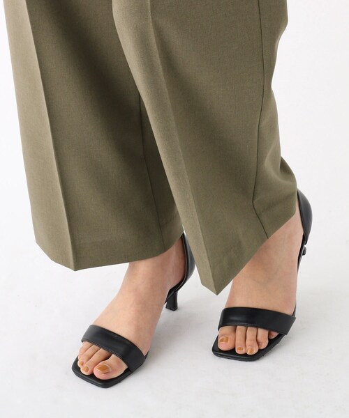 OPAQUE.CLIP（オペークドットクリップ）の「◆ドライトロピカル ストレートパンツ【WEB限定サイズ】（その他パンツ・レディース・ブラック/カーキ・42/38/36/40）」の7枚目の写真