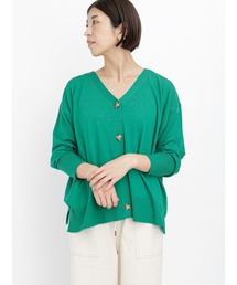 Lugnoncure | シアーVネックニットカーディガン(カーディガン/ボレロ)