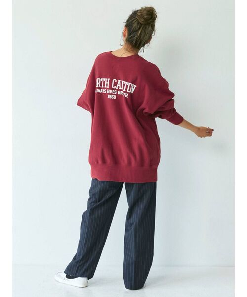 Ungrid（アングリッド）の「センタープレスルーズパンツ（スラックス・レディース・チャコールグレー/ベージュ/その他1・SMALL/MEDIUM）」の20枚目の写真