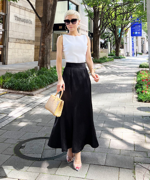 JENNE（ジェンヌ）の「サテンマーメイドスカート（スカート）」 - WEAR