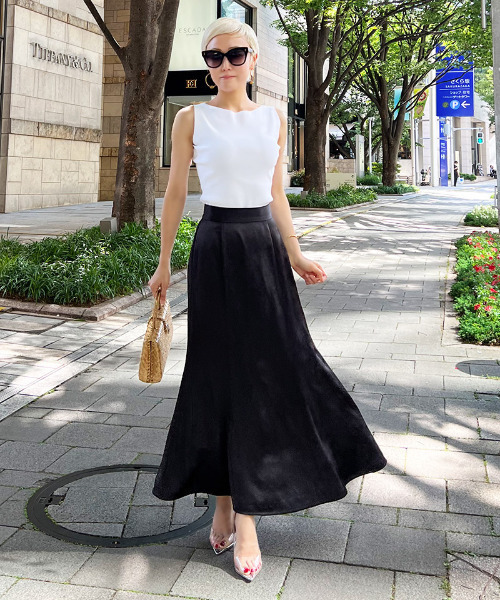 JENNE（ジェンヌ）の「サテンマーメイドスカート（スカート）」 - WEAR