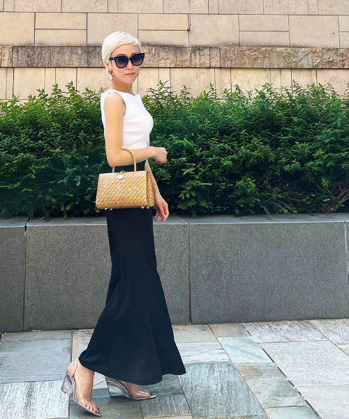 JENNE（ジェンヌ）の「サテンマーメイドスカート（スカート）」 - WEAR