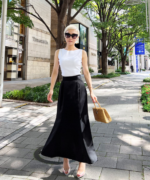 JENNE（ジェンヌ）の「サテンマーメイドスカート（スカート）」 - WEAR