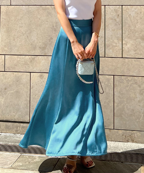 JENNE（ジェンヌ）の「サテンマーメイドスカート（スカート）」 - WEAR