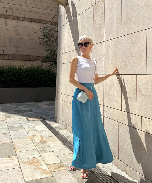 JENNE（ジェンヌ）の「サテンマーメイドスカート（スカート）」 - WEAR