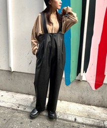 ☆ 【CHIGNON】VEGANレザーオールインワン　3722-054