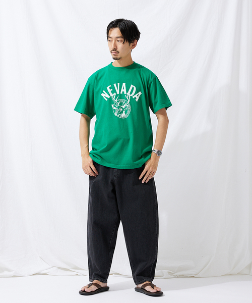 JOURNAL STANDARD（ジャーナルスタンダード）の「TAKE IT TAKE STORE SHORT SLEEVE TEE（Tシャツ/カットソー・メンズ・グリーン/ホワイト/ブラック/パープル/ネイビー/イエロー・X-LARGE/XX-LARGE）」の18枚目の写真