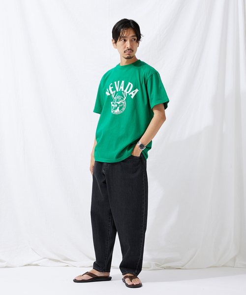 JOURNAL STANDARD（ジャーナルスタンダード）の「TAKE IT TAKE STORE SHORT SLEEVE TEE（Tシャツ/カットソー・メンズ・グリーン/ホワイト/ブラック/パープル/ネイビー/イエロー・X-LARGE/XX-LARGE）」の19枚目の写真