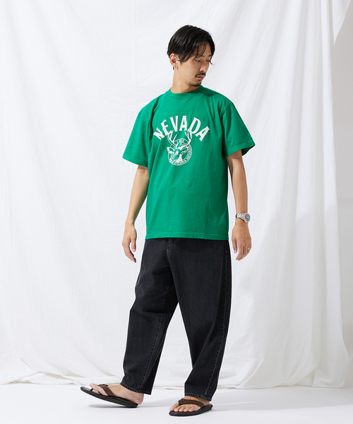 JOURNAL STANDARD（ジャーナルスタンダード）の「TAKE IT TAKE STORE SHORT SLEEVE TEE（Tシャツ/カットソー・メンズ・グリーン/ホワイト/ブラック/パープル/ネイビー/イエロー・X-LARGE/XX-LARGE）」の20枚目の写真