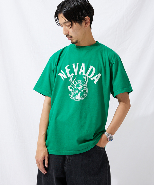 JOURNAL STANDARD（ジャーナルスタンダード）の「TAKE IT TAKE STORE SHORT SLEEVE TEE（Tシャツ/カットソー・メンズ・グリーン/ホワイト/ブラック/パープル/ネイビー/イエロー・X-LARGE/XX-LARGE）」の22枚目の写真