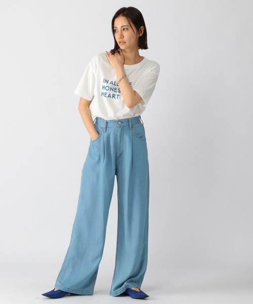 BARNYARDSTORM（バンヤードストーム）の「BARNYARDSTORM / ロゴプリントTシャツ（Tシャツ/カットソー・レディース・ブラック/ブルー・1/0）」の15枚目の写真