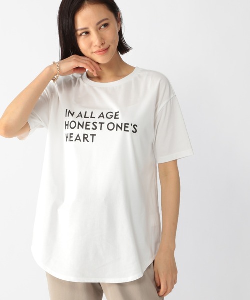 BARNYARDSTORM（バンヤードストーム）の「BARNYARDSTORM / ロゴプリントTシャツ（Tシャツ/カットソー・レディース・ブラック/ブルー・1/0）」の12枚目の写真