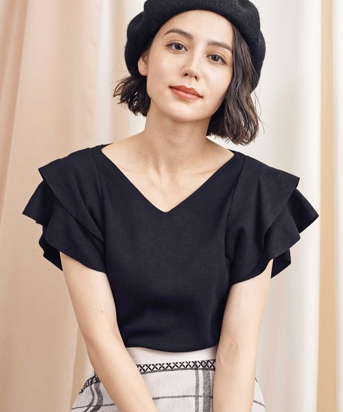 NOELA（ノエラ）の「ダブルフリルニット（ニット/セーター）」 - WEAR