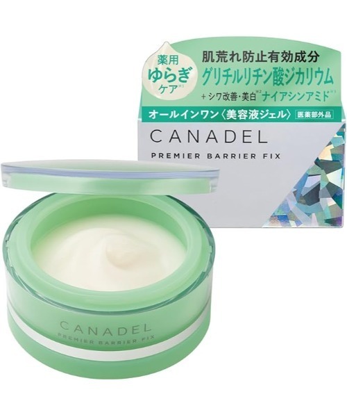 カナデル プレミアバリアフィックス<美容液ジェル>58g CANADEL（カナデル）の「カナデル プレミアバリアフィックス