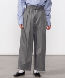 nicholson&nicholson | nicholson & nicholson | コットンポプリン  ワイドイージーパンツ WOMEN(その他パンツ)