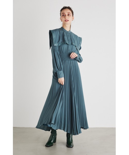 ワンピース ドレス シャツワンピース スクエアカラーシャツワンピース シャツワンピース Rienda リエンダ のファッション ネット店舗