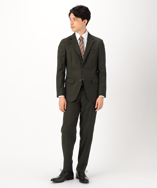 COMME CA ISM（コムサイズム）の「【セットアップ対応】 ギャバストレッチ パンツ（スーツパンツ・メンズ・ブラック/カーキ/ネイビー・SMALL/MEDIUM/LARGE/X-LARGE）」の7枚目の写真