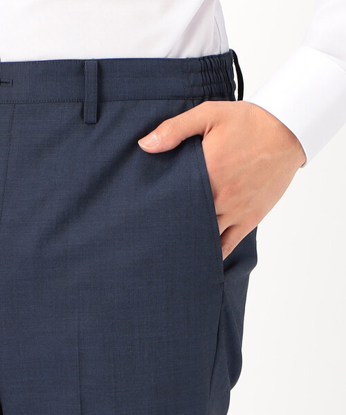 COMME CA ISM（コムサイズム）の「【セットアップ対応】 ギャバストレッチ パンツ（スーツパンツ・メンズ・ブラック/カーキ/ネイビー・SMALL/MEDIUM/LARGE/X-LARGE）」の13枚目の写真