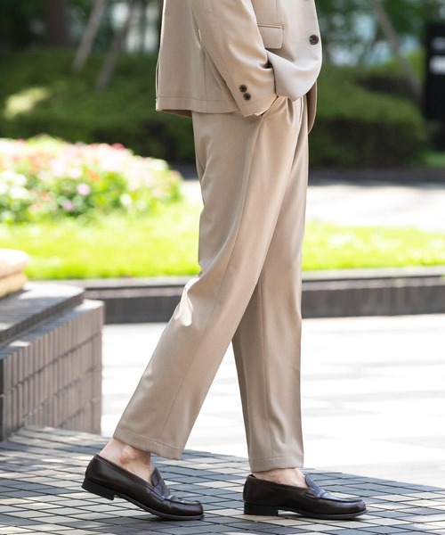 URBAN RESEARCH DOORS（アーバンリサーチドアーズ）の「『XLサイズあり』LIFE STYLE TAILOR　ライトツイルパンツ（スーツパンツ・メンズ・ベージュ/ネイビー・SMALL/MEDIUM/LARGE/X-LARGE）」の9枚目の写真
