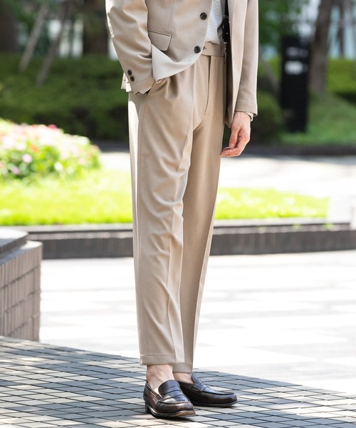 URBAN RESEARCH DOORS（アーバンリサーチドアーズ）の「『XLサイズあり』LIFE STYLE TAILOR　ライトツイルパンツ（スーツパンツ・メンズ・ベージュ/ネイビー・SMALL/MEDIUM/LARGE/X-LARGE）」の10枚目の写真