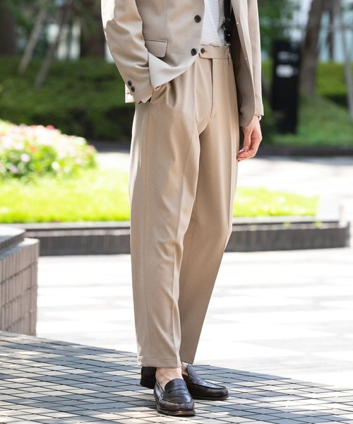 URBAN RESEARCH DOORS（アーバンリサーチドアーズ）の「『XLサイズあり』LIFE STYLE TAILOR　ライトツイルパンツ（スーツパンツ・メンズ・ベージュ/ネイビー・SMALL/MEDIUM/LARGE/X-LARGE）」の11枚目の写真