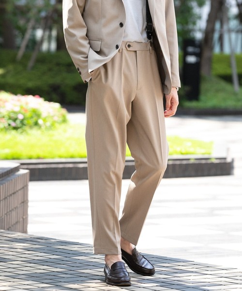 URBAN RESEARCH DOORS（アーバンリサーチドアーズ）の「『XLサイズあり』LIFE STYLE TAILOR　ライトツイルパンツ（スーツパンツ・メンズ・ベージュ/ネイビー・SMALL/MEDIUM/LARGE/X-LARGE）」の12枚目の写真