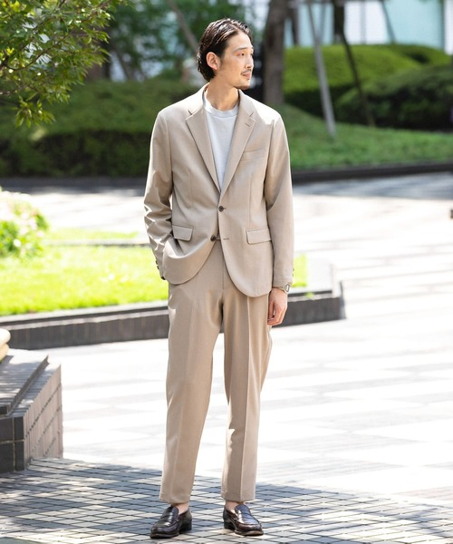 URBAN RESEARCH DOORS（アーバンリサーチドアーズ）の「『XLサイズあり』LIFE STYLE TAILOR　ライトツイルパンツ（スーツパンツ・メンズ・ベージュ/ネイビー・SMALL/MEDIUM/LARGE/X-LARGE）」の17枚目の写真