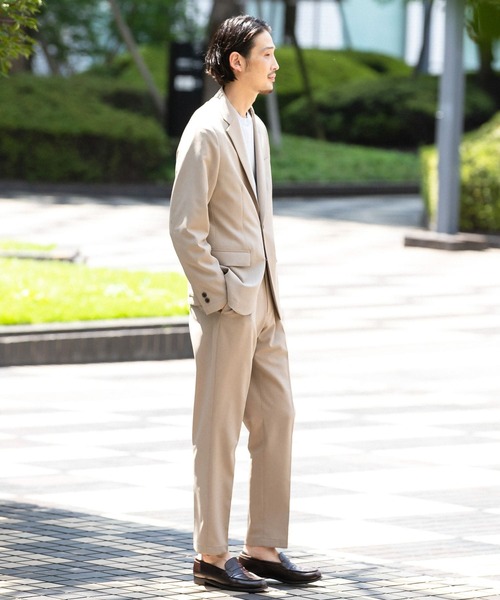 URBAN RESEARCH DOORS（アーバンリサーチドアーズ）の「『XLサイズあり』LIFE STYLE TAILOR　ライトツイルパンツ（スーツパンツ・メンズ・ベージュ/ネイビー・SMALL/MEDIUM/LARGE/X-LARGE）」の20枚目の写真