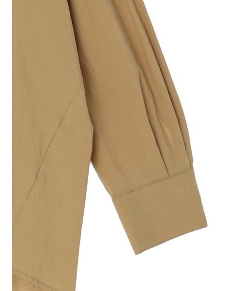 earth music&ecology（アースミュージックアンドエコロジー）の「スキッパーシャツ（シャツ/ブラウス・レディース・ブルー/アイボリー/ブラウン・FREE）」の20枚目の写真